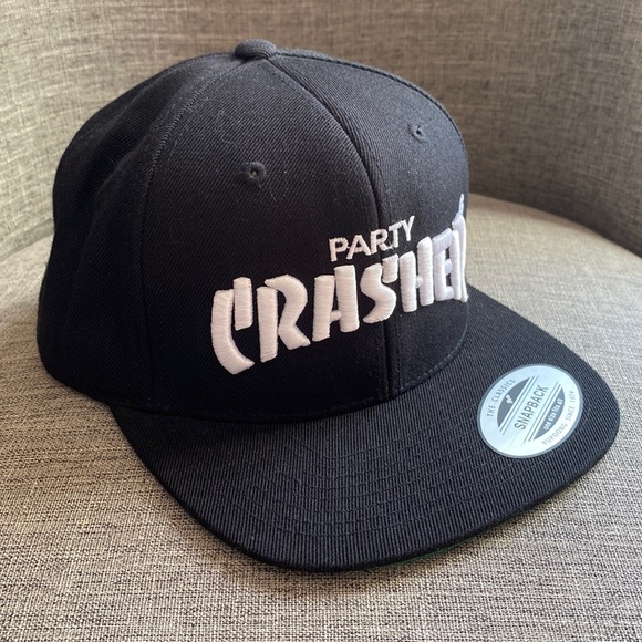 Party Crasher black snapback hat - Picture 1 of 5